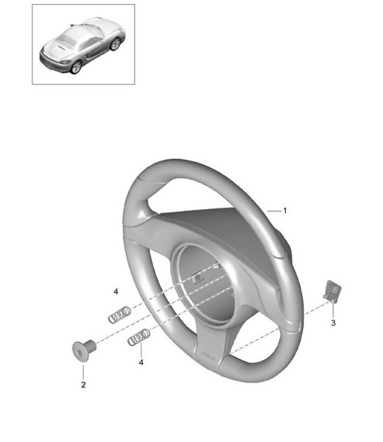 Diagram 403-005 Porsche Cayenne 9YA 2018-2023 