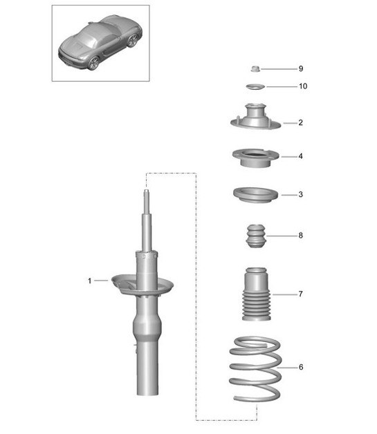 Diagram 502-000 Porsche Cayenne E-Hybrid Coupe V6 3.0L 470Hp 