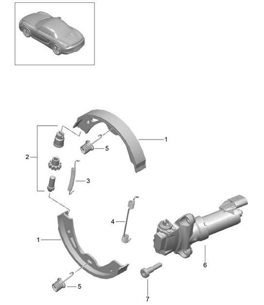 Diagram 603-005 Porsche 993（911）（1994-1998） 车轮、制动器