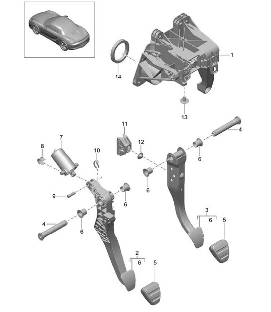 Diagram 702-000 Porsche Macan (95B) MK3 2022>> 