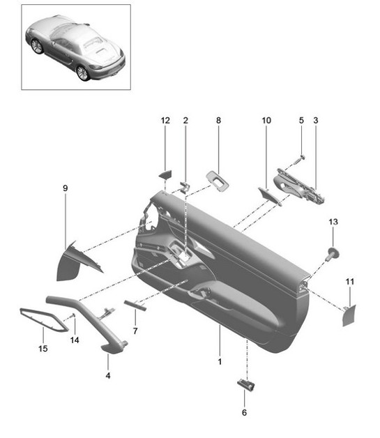 Diagram 808-015 Porsche Macan (95B) MK2 2019-2021 