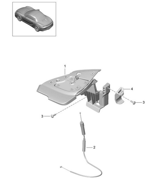 Diagram 811-050 Porsche 993 (911) (1994-1998) Body