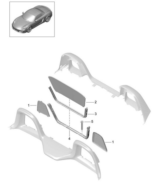 Diagram 811-055 Porsche Cayenne 92A (958) 2010-2017 Body