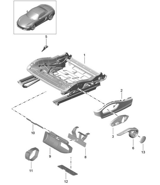 Diagram 817-008 Porsche Taycan (9J1) MK2 2024>> 