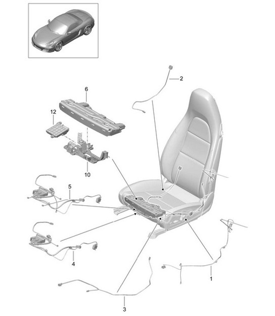 Diagram 817-010 Porsche Taycan (9J1) MK1 2020-2024 