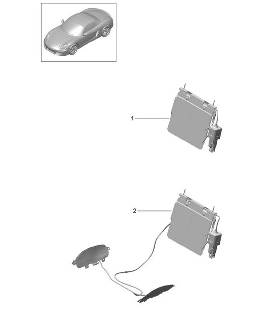 Diagram 817-022 Porsche Boxster 986/987/981 (1997-2016) Body