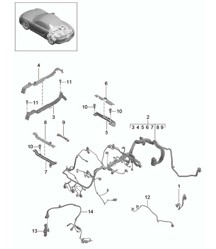 Wiring looms / Trim / Engine / Gearbox / Rear axle 981 Boxster / Boxster S 2012-16