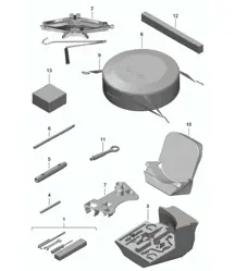 Cric à outils 981C Cayman / Cayman S 2014-16