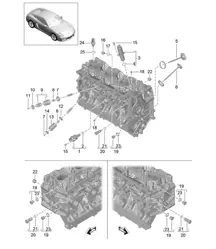 Zylinderkopf / Zubehör / Ventile 981C Cayman / Cayman S 2014-16