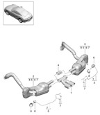 Fuel System, Exhaust System Cayman 987C/981C (2005-2016)