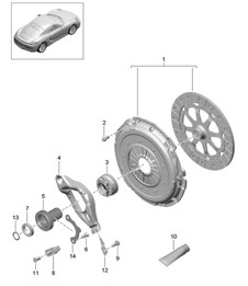 Coupling (Model: G8100,G8120) 981C Cayman / Cayman S 2014-16 Coupling (Model: G8100,G8120) 981C Cayman / Cayman S 2014-16