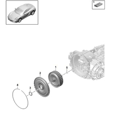- PDK - Gearbox / Clutch for dual clutch gearbox (Model: CG205,CG225) 981C Cayman / Cayman S 2014-16 - PDK - Gearbox / Clutch for dual clutch gearbox (Model: CG205,CG225) 981C Cayman / Cayman S 2014-16