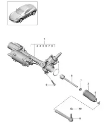 Lenkgetriebe / Lenkungsteile 981C Cayman / Cayman S 2014-16
