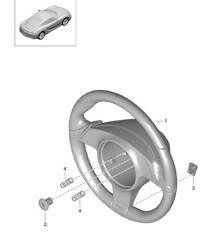 Volanti/trasmissione PDK (PR:250) 981C Cayman / Cayman S 2014-16