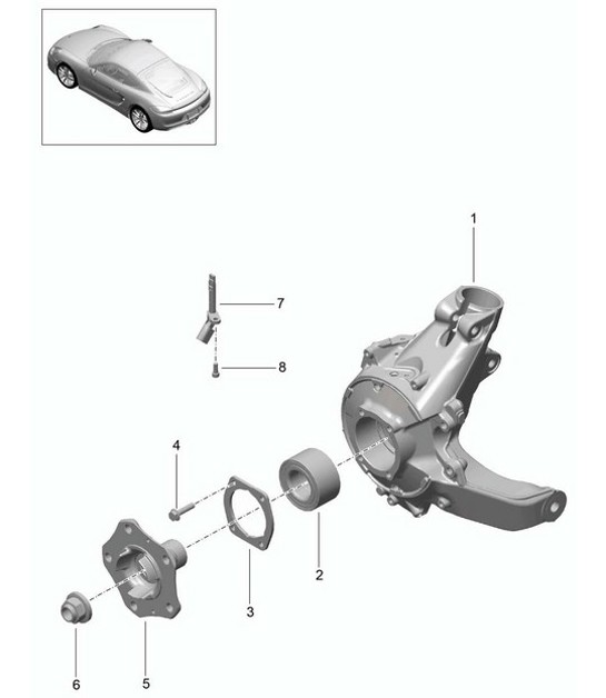 Diagram 501-000 Porsche Taycan (9J1) MK1 2020-2024 