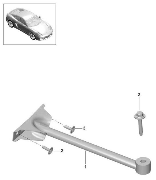 Diagram 801-015 Porsche 996 C4 3.6L 09/01-2005 Body