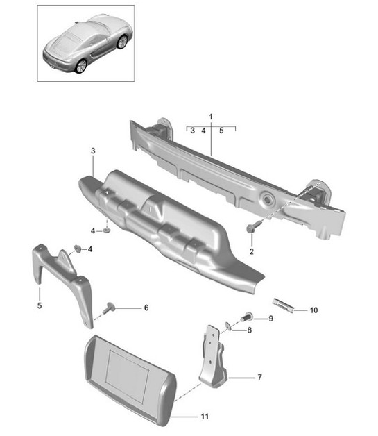 Diagram 802-030 Porsche 997 GT3 2007>> Body
