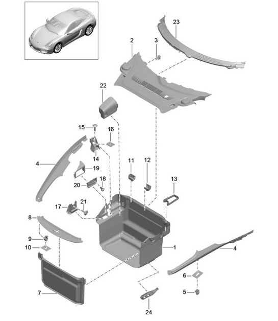 Diagram 807-000 Porsche Taycan (9J1) MK1 2020-2024 