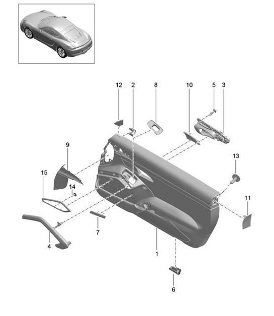 Diagram 808-075 Porsche 卡宴 Turbo 4.5L 2003>>  车身