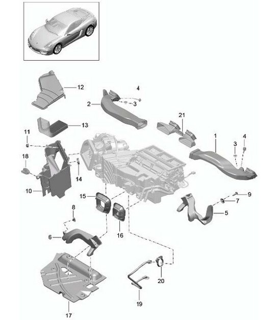 Diagram 813-005 Porsche Taycan Turbo GT with Weissach Package Sport Saloon 