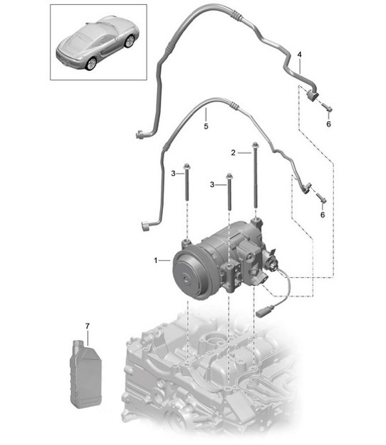 Diagram 813-015 Porsche 997 (911) MK1 2005-2008 Body