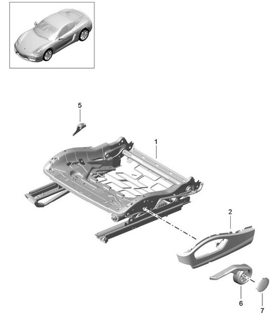 Diagram 817-023 Porsche Cayenne E-Hybrid V6 3.0L V6 340 PS 