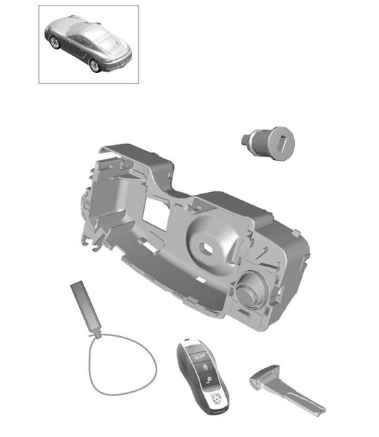 Diagram 898-000 Porsche Panamera Diesel V6 3.0L Body