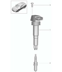 Zündanlage 981C Cayman / Cayman S 2014-16