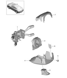 Stuurkolomschakelaar 981C Cayman / Cayman S 2014-16