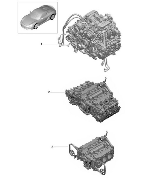 Diagram 101-000 Porsche Cayenne S V8 4.0L Petrol 474 Hp 
