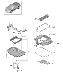 Ölwanne 981.SP Boxster Spyder 2016