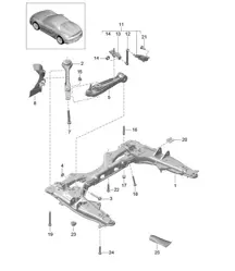 Traverse / Wishbone 981.SP Boxster Spyder 2016