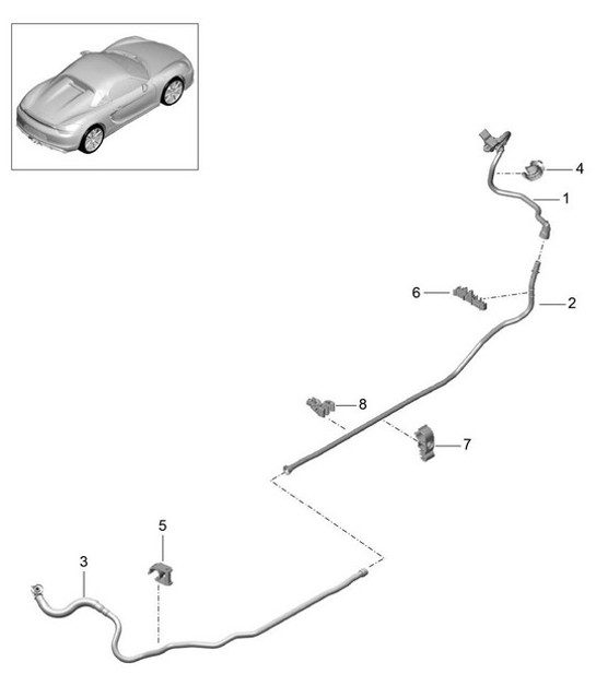 Diagram 604-015 Porsche Panamera GTS V8 4.8L Wheels, Brakes