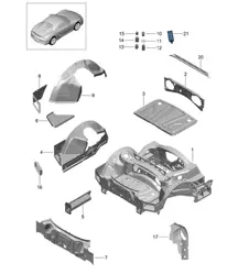 Partie arrière 981.SP Boxster Spyder 2016