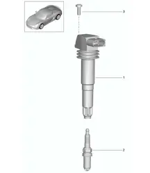 Zündanlage 981.SP Boxster Spyder 2016