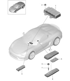 Amplificatori / Telefono 981.SP Boxster Spyder 2016 Amplificatori / Telefono 981.SP Boxster Spyder 2016