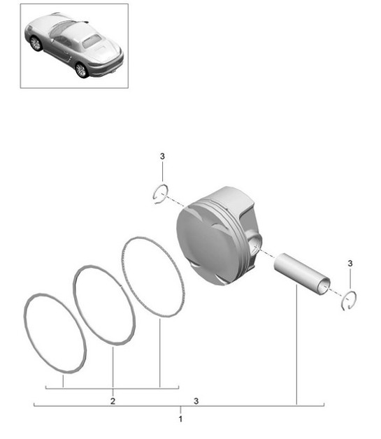 Diagram 102-005 Porsche Cayenne S/GTS 4.8L 2007>> Engine