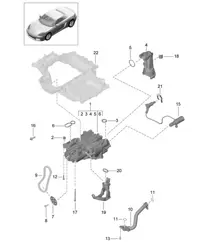 Lubrificazione motore/Pompa olio 718 (982) Boxster 2017>>