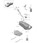 Fuel System, Exhaust System Boxster 718 (982) 2017>>