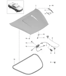 Cache arrière 718 (982) Boxster 2017>>
