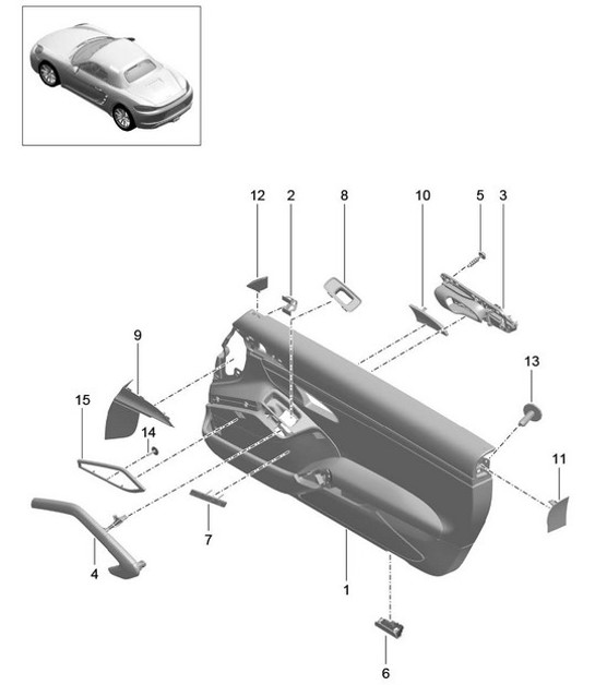 Diagram 808-005 Porsche Cayenne S/GTS 4.8L 2007>> Body
