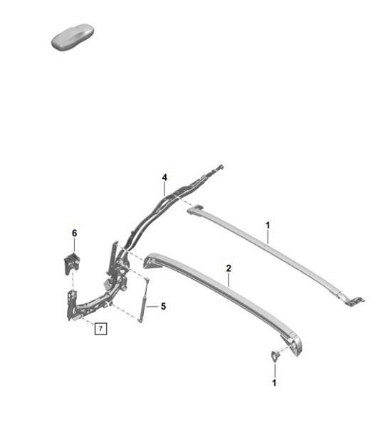 Diagram 811-012 Porsche Cayman S 3.4L 987C 2005-08 Body