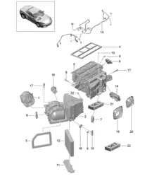 Klimaanlage und Einzelteile 718 (982) Boxster 2017>>