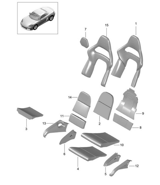 Diagram 817-062 Porsche Cayenne E-Hybrid V6 3.0L V6 340Hp 