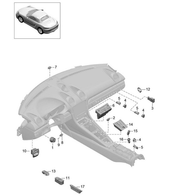 Diagram 903-005 Porsche Cayenne E-Hybrid V6 3.0L V6 340Hp 
