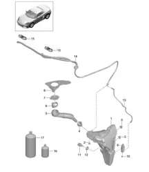 Sistema lavaparabrisas 718 (982) Boxster 2017>>