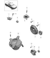 Lautsprecher 718 (982) Boxster 2017>>