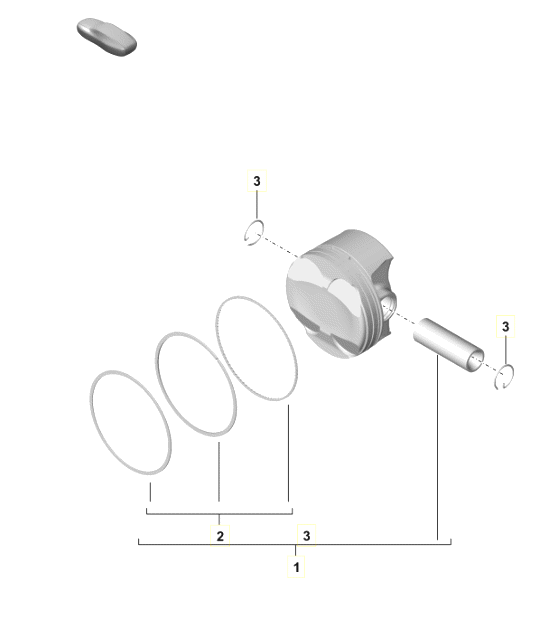 Diagram 102-006 Porsche Cayenne Turbo 4.5L 2003>> Engine