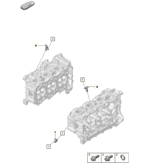 Diagram 103-007 Porsche Cayenne 9PA (955) 2003-2006 Engine