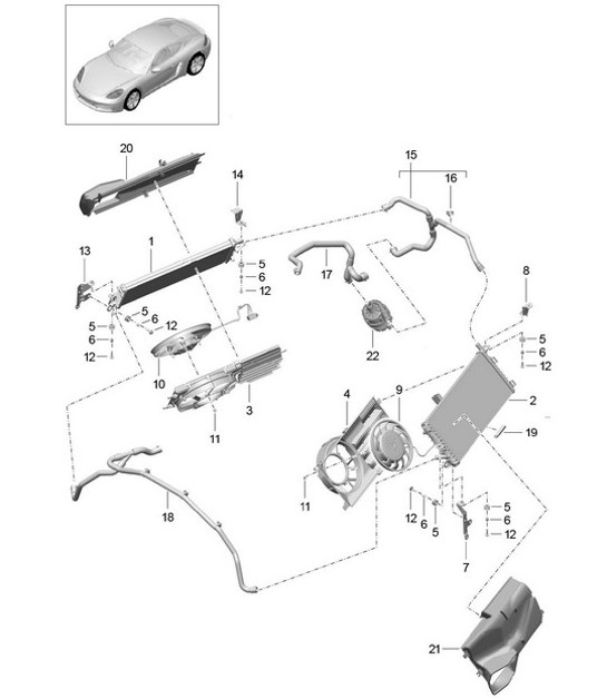 Diagram 105-025 Porsche Taycan (9J1) MK1 2020-2024 